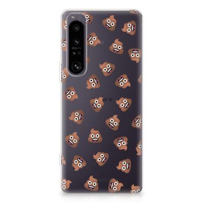 TPU bumper voor Sony Xperia 1 IV Poep Emojis TPU bumper voor Sony Xperia 1 IV Poep Emojis