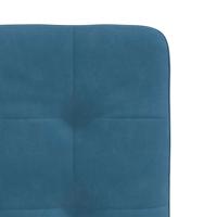 Eetkamerstoelen 6 st fluweel blauw - thumbnail