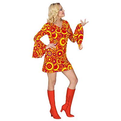 70&apos;s Jurk Disco Oranje - thumbnail