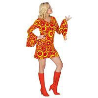 70&apos;s Jurk Disco Oranje - thumbnail