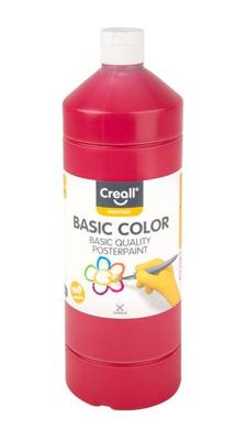 Plakkaatverf creall basic donkerrood 1000ml