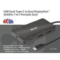 club3D CSV-1598 USB-C dockingstation Geschikt voor merk (dockingstation): Universeel - thumbnail