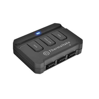 Thermaltake Riing 12 LED RGB PC-ventilator Zwart (b x h x d) 120 x 120 x 25 mm Incl. LED-verlichting Thermaltake Riing 12 LED RGB PC-ventilator Zwart (b x h x d) 120 x 120 x 25 mm Incl. LED-verlichting