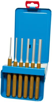 SW STAHL Sw-stahl pendrijverset "82620l" drift pin set 3-8mm 6 pcs. in metal case