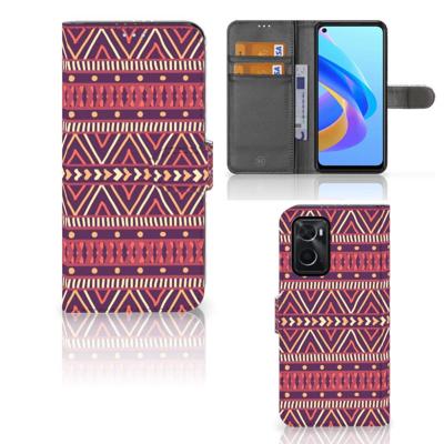 OPPO A76 | A96 | Telefoon Hoesje | Aztec Paars