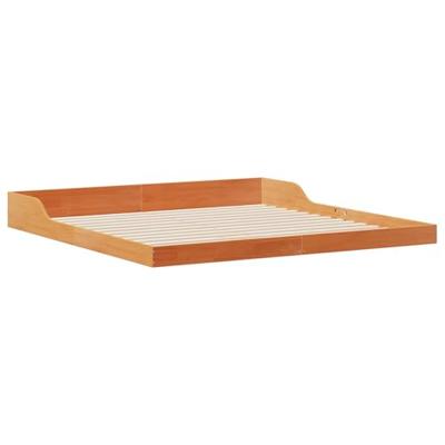 Bedframe Wasbruin 180 x 210 cm Massief grenenhout