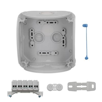 Hensel DK 0404 G Aftakkast (l x b x h) 104 x 104 x 70 mm Grijs IP66 1 stuk(s)