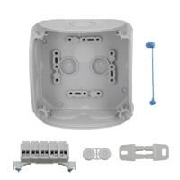 Hensel DK 0404 G Aftakkast (l x b x h) 104 x 104 x 70 mm Grijs IP66 1 stuk(s) - thumbnail
