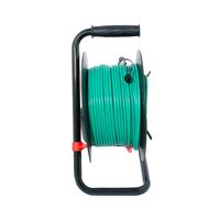 LogiLink RJ45 Netwerk Kabelhaspel CAT 6A S/FTP 80 m Groen - thumbnail