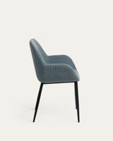 Kave Home Eetkamerstoel 'Konna', kleur Blauw - thumbnail