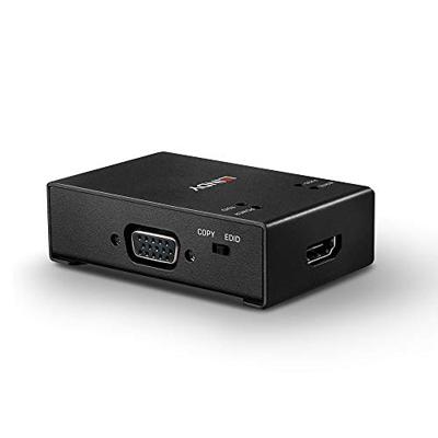 LINDY 32120 DVI / HDMI / VGA EDID-emulator [1x DVI-bus 24+1-polig - 2x HDMI-bus, VGA-bus] Zwart