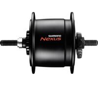 Shimano naafdynamo nexus dh-c6000-3r 3 watt 36 gaats rollerbrakes zwart - thumbnail