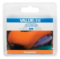 USB 2.0 naar PS/2 Adapter voor toetsenbord - thumbnail