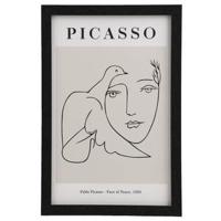 Poster Picasso - MDF/glas - 30x20 cm - Leen Bakker - thumbnail