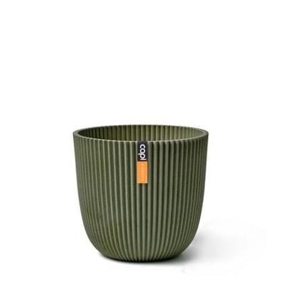 Capi Pot bol groove 21x20 - Gras Groen Capi Pot bol groove 21x20 - Gras Groen