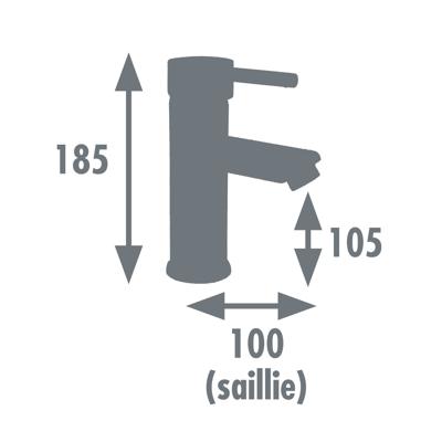 ROUSSEAU Dover ééngreeps wastafelmengkraan