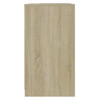 Dressoir 70x40,5x75 cm bewerkt hout sonoma eikenkleurig - thumbnail