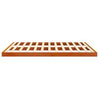 Bedframe massief grenenhout wasbruin 200x200 cm - thumbnail