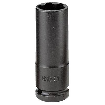 Facom lange impact doppen 1/2&apos; convex 21mm - NSB.21