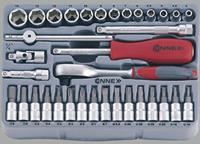 Connex Dopsleutelset Profi 1/4 40Dlg - COX580235 - thumbnail