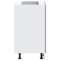 Keuken onderkast Lyon bewerkt hout betongrijs - thumbnail