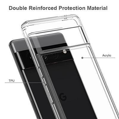 Lunso - Google Pixel 7 Pro - TPU Backcover hoes - Transparant