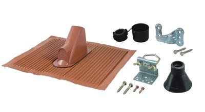 Kathrein ZTS 48ro Mastafdichtset 48 mm Rood