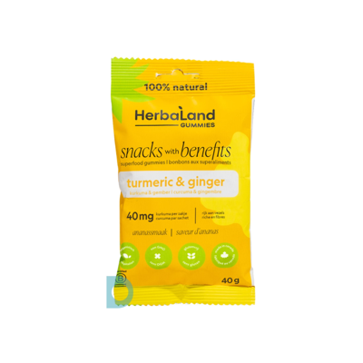 Herbaland Gummies Tumeric & Ginger