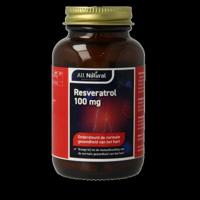 All Natural Resveratrol 100mg 60 Capsules - thumbnail