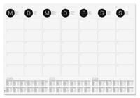 Sigel H6550 Bureau onderlegger Papier Maandkalender (b x h) 59.50 cm x 41 cm 2026, 2027, 2028 12 vellen - thumbnail