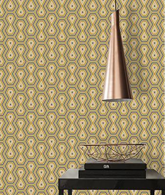 Architects Paper Jungle Chic geel behang | 377074 - thumbnail