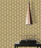 Architects Paper Jungle Chic geel behang | 377074 - thumbnail