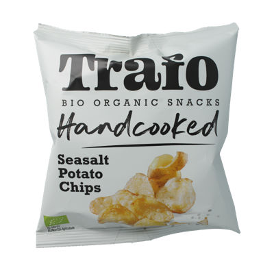 Trafo Chips handcooked zout bio 40 Gram Trafo Chips handcooked zout bio 40 Gram