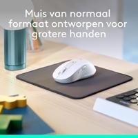 Logitech Signature M650 L Muis Radiografisch, Bluetooth Maat: L Optisch Wit 5 Toetsen 4000 dpi - thumbnail