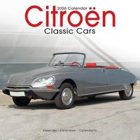 Citroen Classic Cars Calendar 2026 Square Car Wall Calendar - 16 Month - thumbnail