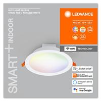 LEDVANCE 4058075573376 SMART RECESS DOWNLIGHT TW AND RGB LED-inbouwlamp LED 12 W Wit - thumbnail