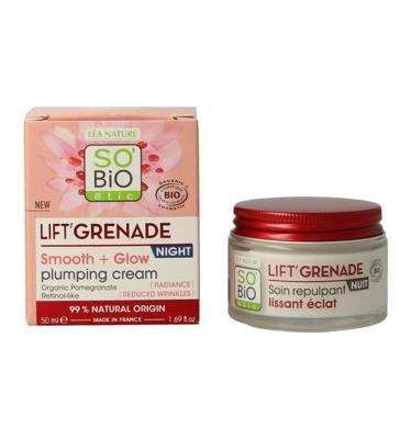 So Bio Etic Lift grenade night cream 50 Milliliter