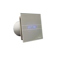 Badkamer Ventilator Cata E-100 GBTH Timer En Vochtsensor 100 mm 4W/8W Zilver - thumbnail