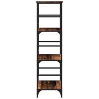 Boekenkast 50x33x117,5 cm bewerkt hout oud houtkleurig - thumbnail
