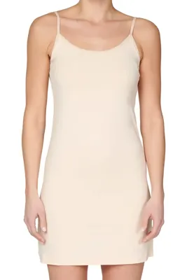 Gaubert Onderjurk - Spaghetti bandjes - Gladde onderjurk in zwart, huidskleur en wit