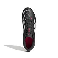 adidas Predator Club Gras / Kunstgras Voetbalschoenen (MG) Zwart Wit Rood - thumbnail
