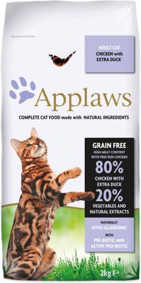 APPLAWS Chicken with duck - droog kattenvoer - 7,5kg