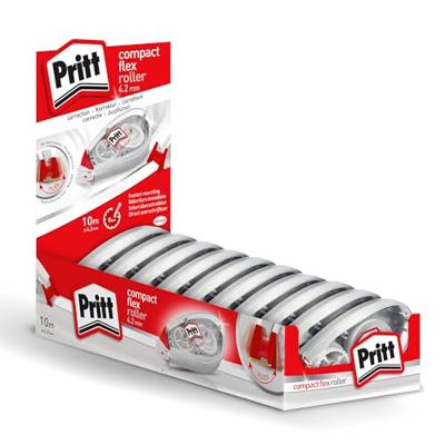 Correctietape Pritt Compact Flex 4.2mmx10m | 10 stuks Correctietape Pritt Compact Flex 4.2mmx10m | 10 stuks