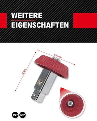 KS Tools 516.1428 5161428 Draaiknop-omsteekvierkant