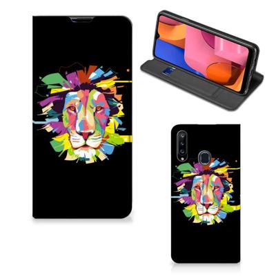 Samsung Galaxy A20s Magnet Case Lion Color Samsung Galaxy A20s Magnet Case Lion Color