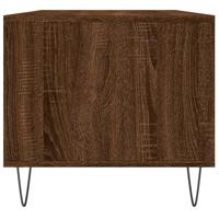 Salontafel 90x49x45 cm bewerkt hout bruineiken - thumbnail