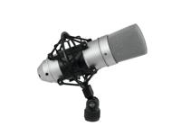 Omnitronic MIC CM-77 Studiomicrofoon Zendmethode:Kabelgebonden Incl. shockmount, Incl. klem XLR Kabelgebonden - thumbnail