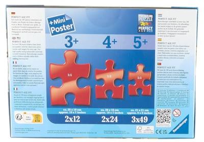 Ravensburger paw patrol puzzel - helden met vacht, 3x49st.
