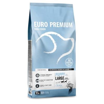 Euro Premium Puppy Large Chicken & Rice hondenvoer 12 kg