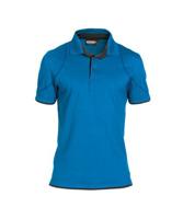 DASSY polo orbital azuurblauw/grijs m - thumbnail